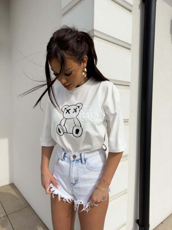T-shirt light BEAR – ecru